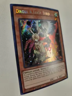 Droll & Lock Bird RA02-EN006 Secret Rare 1st Edition Yugioh Rarity Collection 2 - Image 2