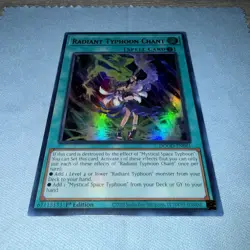 Radiant Typhoon Chant DOOD-EN061 1st Edition Ultra Rare NM Near Mint Yugioh - Image 1