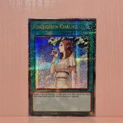 YuGiOh! Forbidden Chalice (Quarter Century Secret) RA04-EN137 1st Ed NM Stampede - Image 2