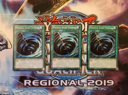 Yugioh Mystical Space Typhoon - LCJW-EN285 - Secret Rare - 1st Edition NM x3 - Image 1