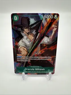 One Piece TCG - Dracule Mihawk SR Alt Art Legacy of the Master OP12-030 NM - Image 1