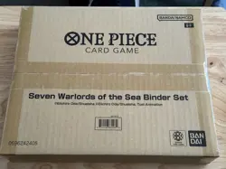 One Piece TCG: Bandai Seven Warlords of the Sea Binder Set (English) - SEALED! - Image 1