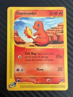 Pokemon TCG Charmander 97/165 Regular Expedition DMG - Image 1