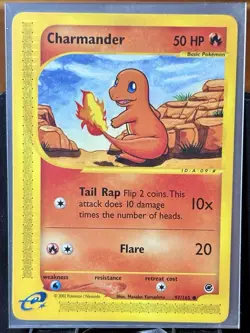 Charmander - Pokemon TCG - Expedition - 97/165 - COMMON ~ LP - Image 2