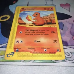 Pokemon TCG Charmander Expedition Set 97/165 Regular Common MP 2002 - Image 1
