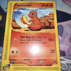 Pokemon TCG Charmander Expedition Set 97/165 Regular Common MP 2002 - Image 3