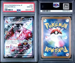 Charizard ex 331 PSA 10 Shiny Secret Rare sv4a Shiny Treasure Pokemon - Gem Mint - Image 3