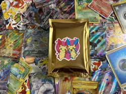 Pokemon Card GOLD PACK 25 CARDS TCG OFFICIAL GX EX VMAX VSTAR V + HOLOS Included - Image 1