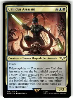 MTG Callidus Assassin Near Mint Universes Beyond: Warhammer 40000 Regular - Image 1