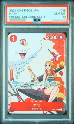 PSA 10 Nami R Promo Matching Battle OP01-016 Non Holo ONE PIECE Card Japanese - Image 1