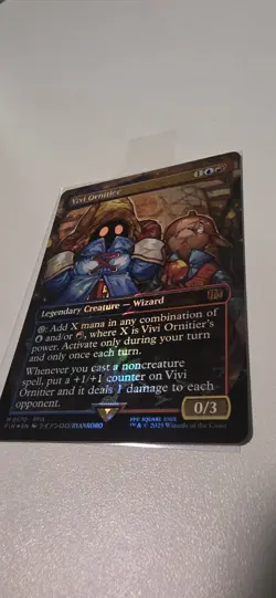 MTG Vivi Ornitier (Borderless) (Chocobo Track) Final Fantasy Foil *PACK FRESH!* - Image 3