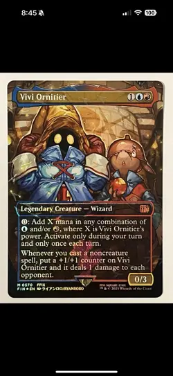 Vivi Ornitier (Borderless) (Chocobo Track Foil) Final Fantasy Foil Pack Fresh - Image 1