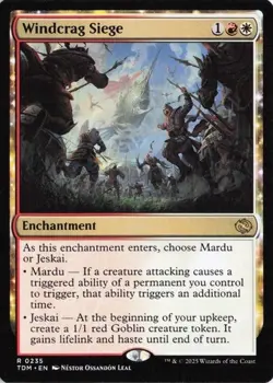 MTG ~ Windcrag Siege ~ Tarkir Dragonstorm ~ Near Mint - Image 1