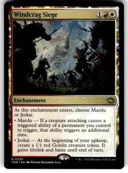 MTG - Windcrag Siege 235 Tarkir: Dragonstorm Near Mint - Image 1