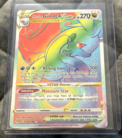 Hisuian Goodra VSTAR 202/196 Secret Rare Rainbow Pokemon 2022 Lost Origin NM/M - Image 1