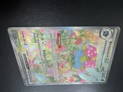 2023 Pokemon Venusaur Ex 198/165 Scarlet & Violet 151 Special Illustration Rare - Image 3