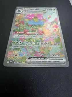 2023 Pokemon Venusaur Ex 198/165 Scarlet & Violet 151 Special Illustration Rare - Image 4