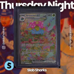 2023 POKEMON SCARLET & VIOLET 151 #198/165 VENUSAUR EX SPECIAL ILLUSTRATION RARE - Image 1