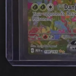 2023 POKEMON SCARLET & VIOLET 151 #198/165 VENUSAUR EX SPECIAL ILLUSTRATION RARE - Image 4