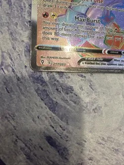 Rayquaza VMAX 217/203 Pokemon TCG Evolving Skies Rainbow Secret Rare Card NM/M - Image 3