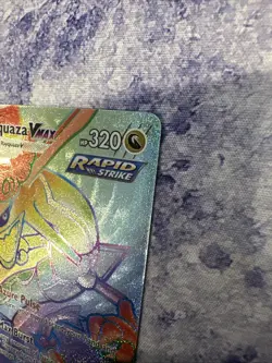 Rayquaza VMAX 217/203 Pokemon TCG Evolving Skies Rainbow Secret Rare Card NM/M - Image 5