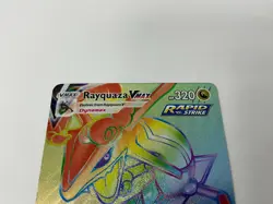 Pokemon TCG Evolving Skies Rayquaza VMAX Rainbow Secret Rare Card 217/203 - Image 3