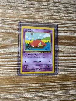 Slowpoke 67/82 1st Edition Team Rocket Pokemon Card Near Mint - Mint NM - Image 1