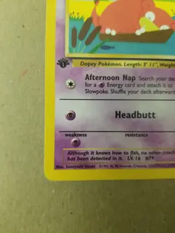 Slowpoke 67/82 - 1ST EDITION - Team Rocket - VINTAGE WOTC Pokemon Card - NM/M - Image 5