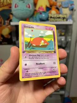 1st Edition Slowpoke 67/82 Common Team Rocket Set Pokemon Card - NM - Image 2