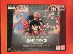One Piece CCG - OP-09 English Booster Box - Emperors In The New World - Sealed. - Image 1