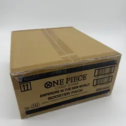 One Piece CCG OP-09 Emperors in the New World Sealed Booster Box Case English - Image 1