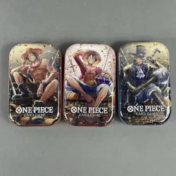 One Piece Card Game - TIN PACK SET VOL 2 (TS-02,OP13) (3 Tins) (Art Set) - Image 1