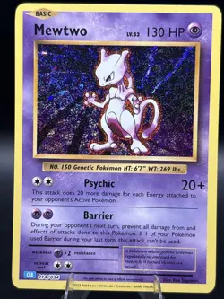 Pokemon Card TCG - Mewtwo - 014/034 - Trading Card Game Classic - Holo - Image 1