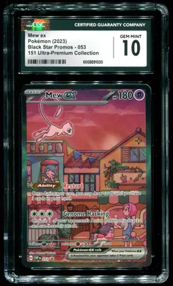 CGC 10 Mew ex 151 Ultra Premium Collection Promo 2023 Pokemon Card #053 - Image 1