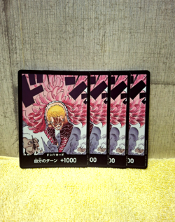 (Set of 4) DON !! Card (Doflamingo) Royal Blood - ONE PIECE Card Game Japanese - Image 1