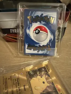 Charizard and Pikachu Gold Metal Card Ultra Premium Collection Box Promo Card - Image 5