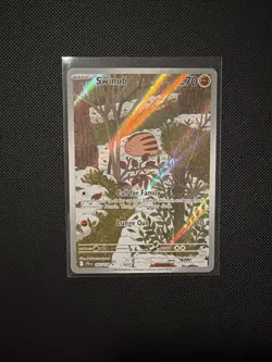 Swinub 165/159 Sv09: Journey Together Holo Illustration Rare Pokemon TCG - Image 1
