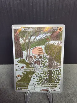 Swinub 165/159 Sv09: Journey Together Holo Pokemon TCG Illustration Rare - Image 1
