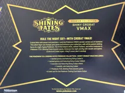 Pokemon TCG Shining Fates VMAX V MAX Premium Collection Box SHINY CROBAT🔥SEALED - Image 4
