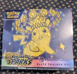 Pokemon TCG - Surging Sparks Pokemon Center - Elite Trainer Box - Sealed ETB - Image 1