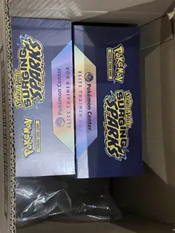 Pokemon TCG Surging Sparks Pokemon Center Elite Trainer Box ETB - SEALED ✅ - Image 1