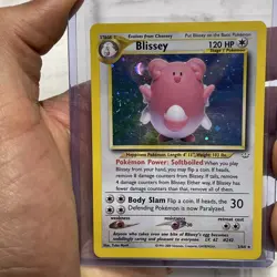 Pokemon Blissey Holo Rare 2/64 Pokemon Neo Revelation Vintage LP/NM Card WOTC - Image 1