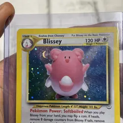 Pokemon Blissey Holo Rare 2/64 Pokemon Neo Revelation Vintage LP/NM Card WOTC - Image 3