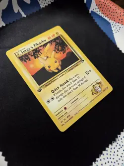Lt. Surge's Pikachu #84 1st Edition Gym Challenge Near Mint - Image 2