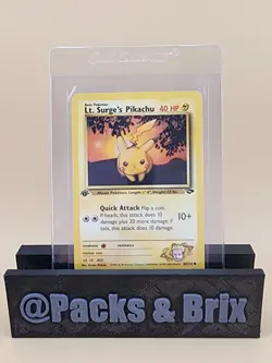 Lt. Surge's Pikachu 84/132 Gym Challenge Regular Near Mint (NM) - Image 1