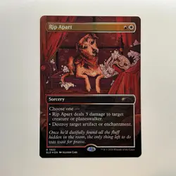 MTG Rip Apart (1922) *RAINBOW FOIL* SECRET LAIR: Dogs & Cats MT/NM - Image 1