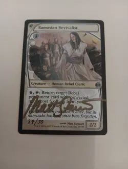 Ramosian Revivalist ARTIST PROOF Futuresight Signed by Matthew Stewart MTG - Image 1