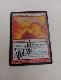 Pyromancers Ascension ARTIST PROOF Zendikar Signed by Kev Walker MTG Magic - Image 1