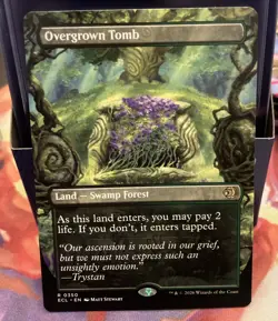 Overgrown Tomb (Borderless) Lorwyn Eclipsed Regular - Image 1