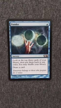 Ponder - Core Set 2010 - Magic the Gathering - MTG - M10 - Image 1